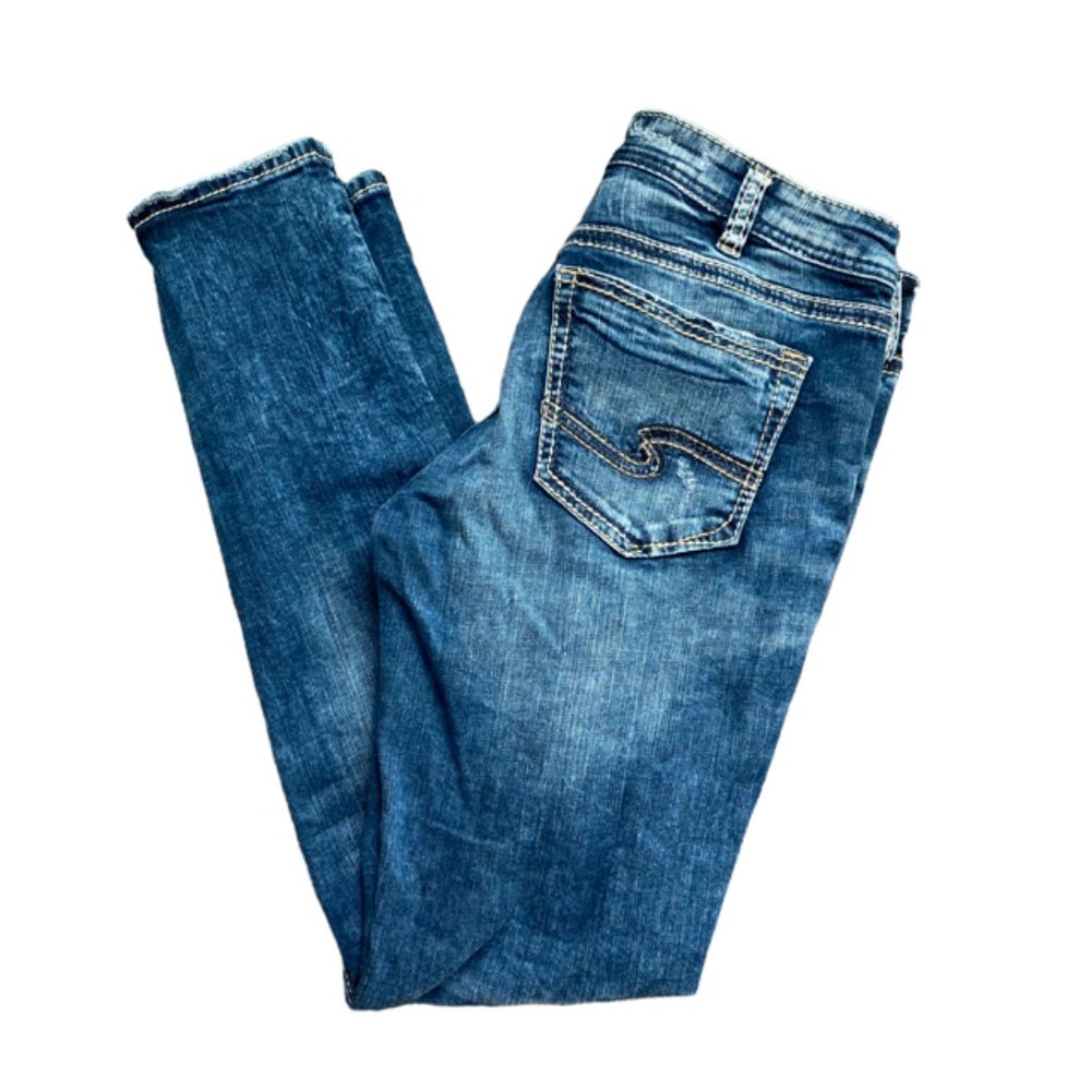Silver Jeans Girlfriend Blue Jeans Size W30/L29
